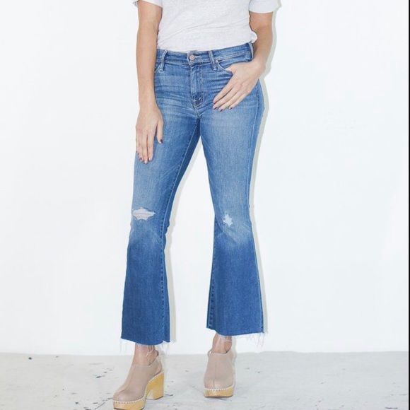 MOTHER the Weekender Ankle fray jeans in wild 28 - Picture 3 of 8